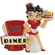 Betty Boop Diner Salt and Pepper Shaker Set